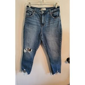 ABERCROMBIE & FITCH the super high rise ankle jeans